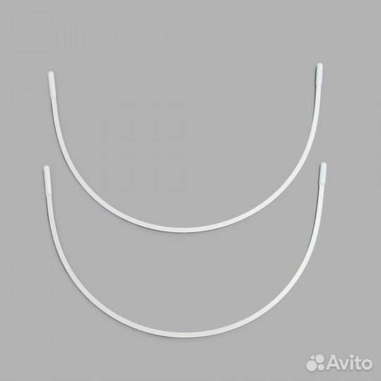 2762 Косточки (каркасы) для бюстгальтера тип 4, 288мм, металл, белый, Arta-F, 50 шт