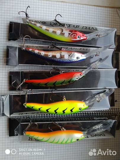 Воблеры, для троллинга Rapala тд д 11 реплика