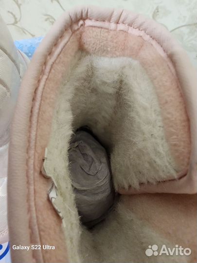 Дутики, ботинки для девочки зимние kapika 25 и 26