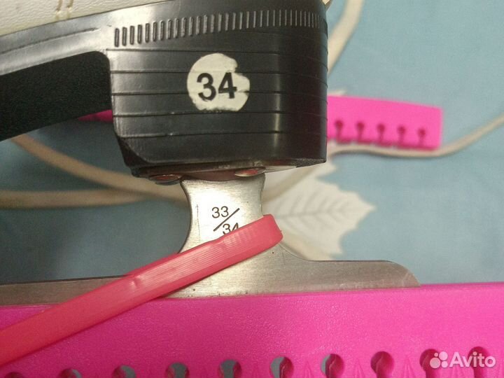 Коньки фигурные детские 34