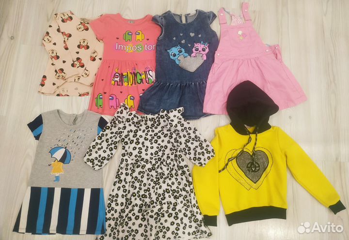 Вещи на девочку 104 110