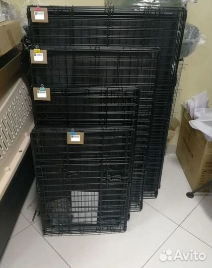 Клетка для собак Пластиковый поддон Гарантия