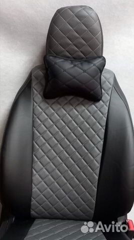 Чехлы на Ниссан Кашкай вставка серая