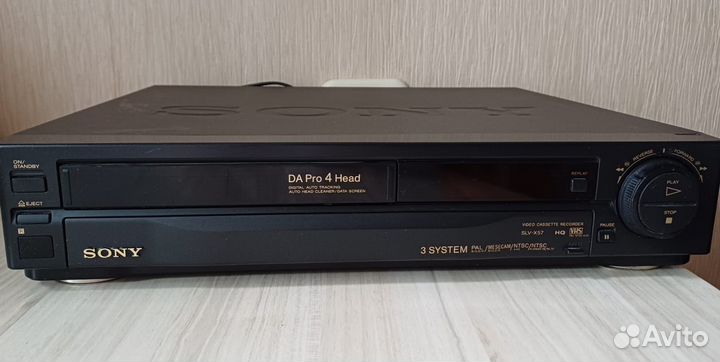 Видеомагнитофон sony slv-X57ME da pro 4 head