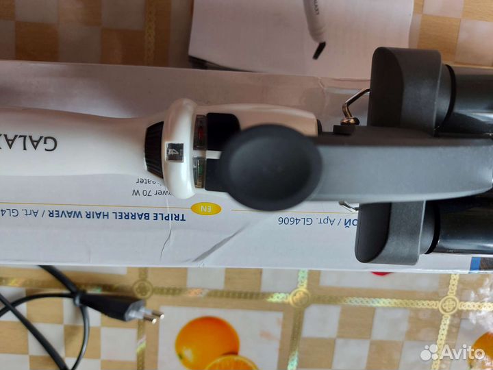 Стайлер для волос тройной