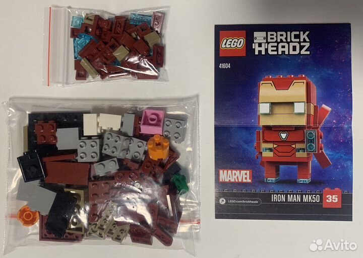 Лего Brick Headz 2017-2018