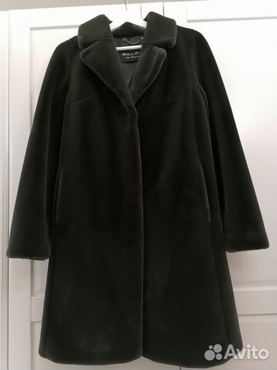 Шуба из эко-меха под норку Alef