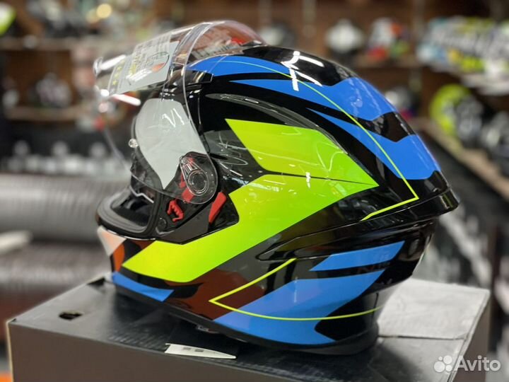 Шлем AGV K-5 S multi- core black/cyan/yellow fluo