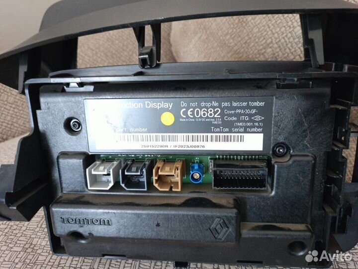 Дисплей навигации renault fluence