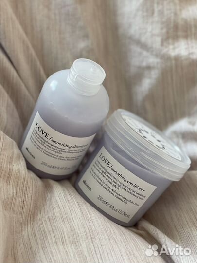 Davines love smoothing шампунь кондиционер новые