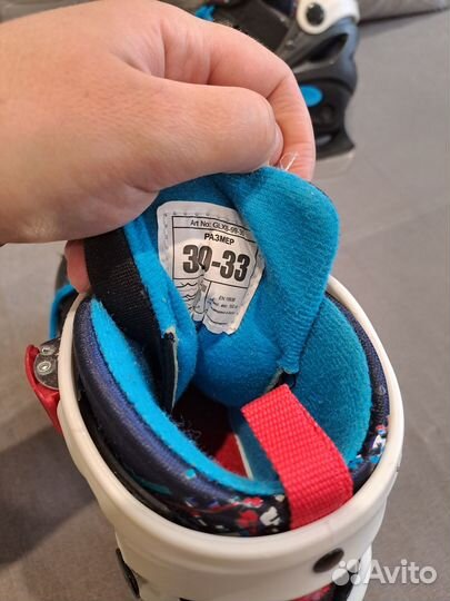 Коньки детские раздвижные nordway 30 33