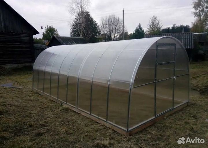 Теплица Арочная с поликарбонатом 4мм