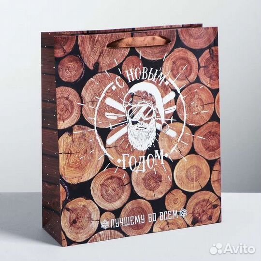 Пакет подарочный новогодний