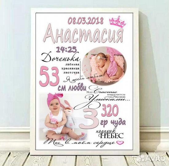 Метрика на заказ, магнитики