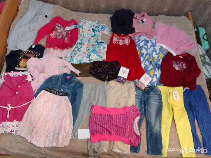 Вещи пакетом на девочку 4 -5 лет
