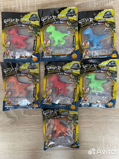 Goo jit zu Jurassic world динозавры minis