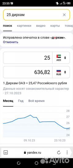 Монета 25 дерхам