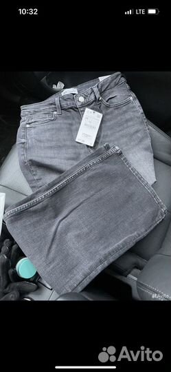 Джинсы zara 38 клеш