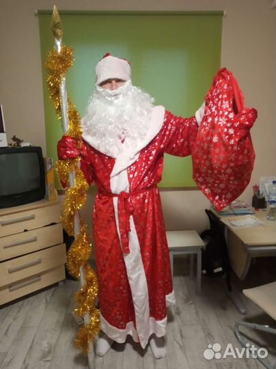 Дед Мороз и снегурочка костюмы на прокат