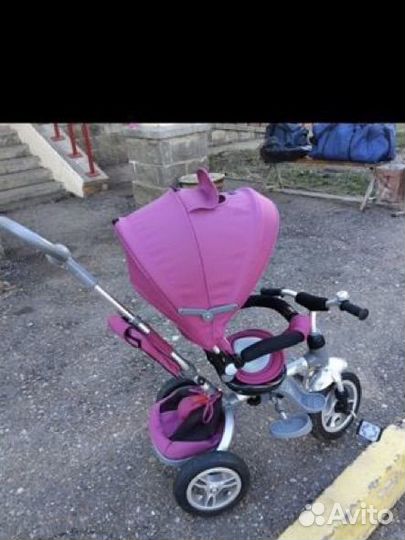 Велосипед детский с ручкой (3колеса)