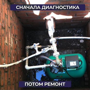 Ремонт скважин/Замена насоса/Обустройство скважин