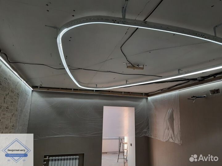 Натяжные потолки в рассрочку