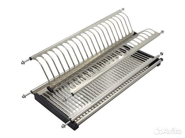 Сушка для посуды из нержавеющей стали в шкаф 60 см