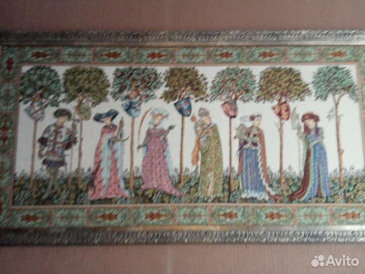 Французский гобелен замок Ла Манта