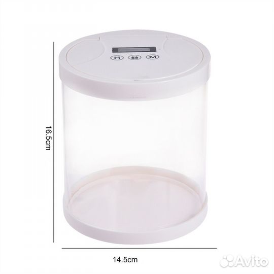 Кухонный контейнер/сейф/ящик с таймером блокировки