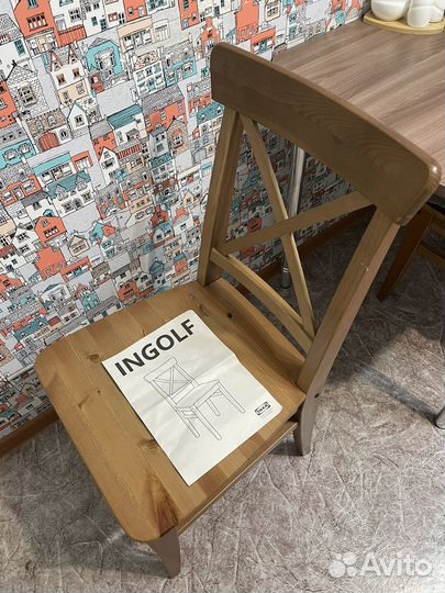 IKEA ingolf Стул массив сосны, антик