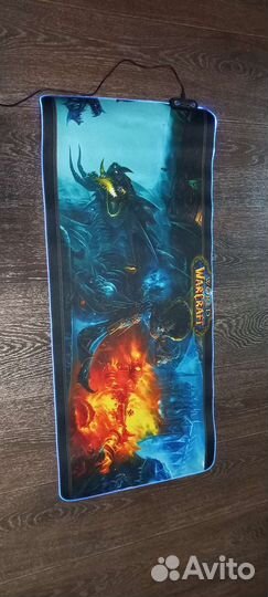 Игровой коврик для мыши с подсветкой