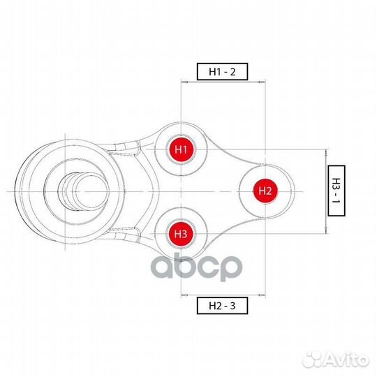 Опора шаровая CB0426 CTR