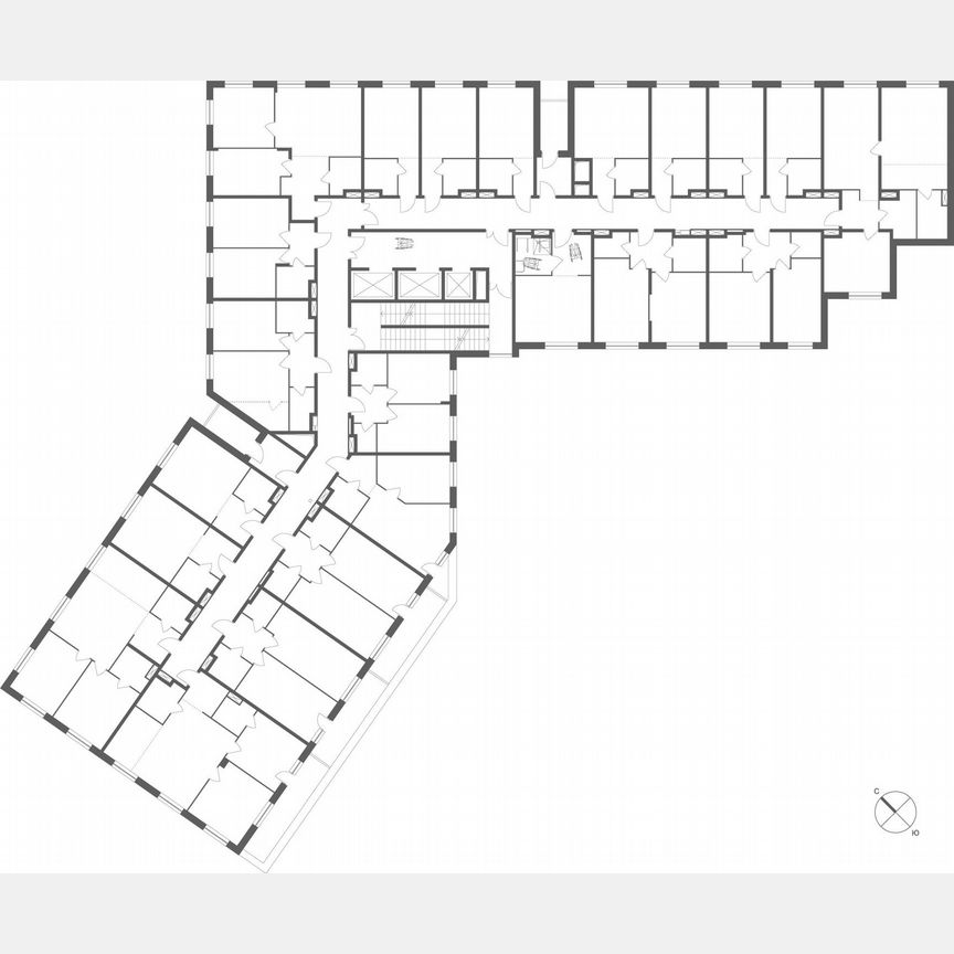 1-к. апартаменты, 43 м², 2/10 эт.