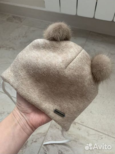 Шапкочка демисезонная для новорожденного р. 38