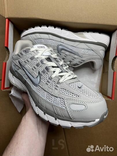 Кроссовки Nike P-6000 'Light Iron Ore' (серые)