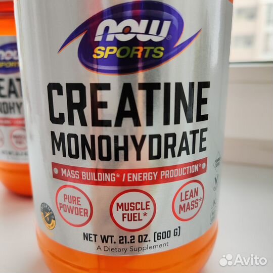Креатин моногидрат Now Foods 600g