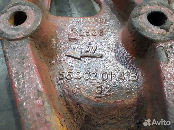 Кронштейн рессоры передней renault задний левый