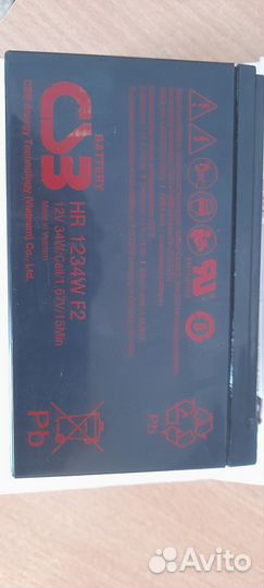 Аккумулятор CSB HR 1234W F2