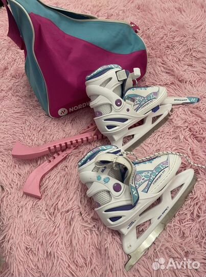 Коньки детские раздвижные,nordway