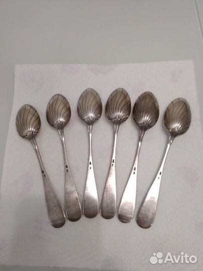 Антикварные серебряные ложки