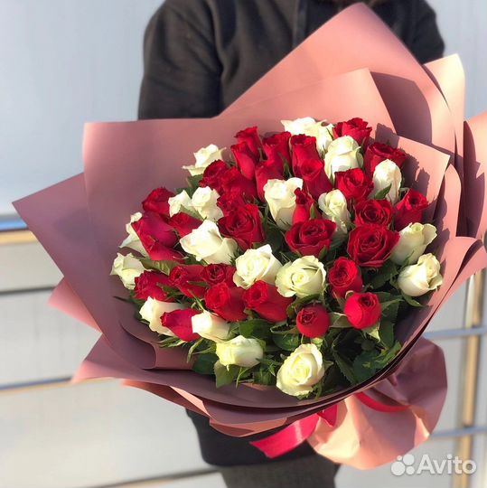 Букет из 51 розы 25 51 101 151