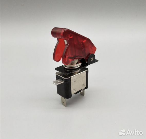Тумблер выключатель с подсветкой и крышкой