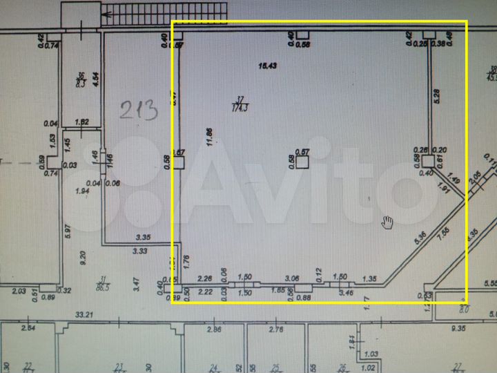 Помещение свободного назначения 174 м2
