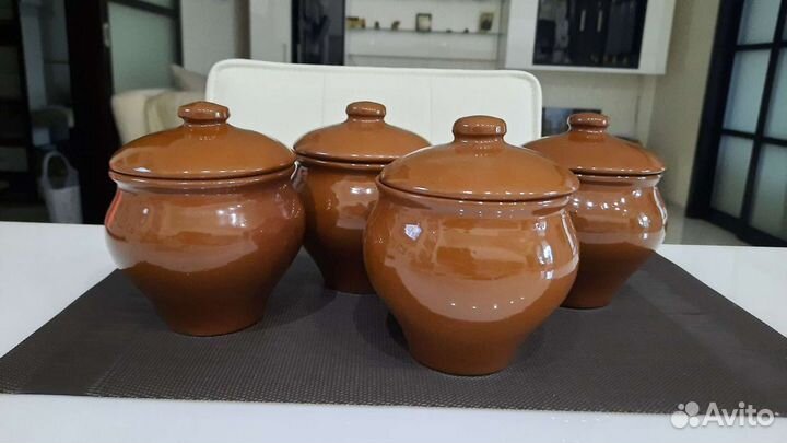 Горшок керамический для запекания времен СССР