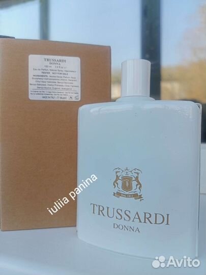 Оригинал.Тестер Trussardi Donna 100 мл