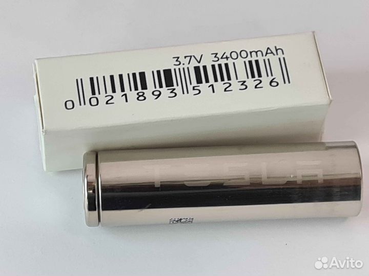 Аккумулятор 18650 Tesla (Li-Ion, 3.7V, 3400mAh )