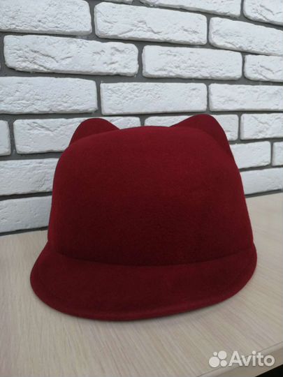 Шляпа с ушками женская