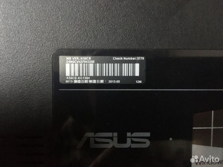 Ноутбук Asus K56CB-XO130H Core i5