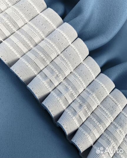 Блэкаут шторы Марсель Небесно-голубой