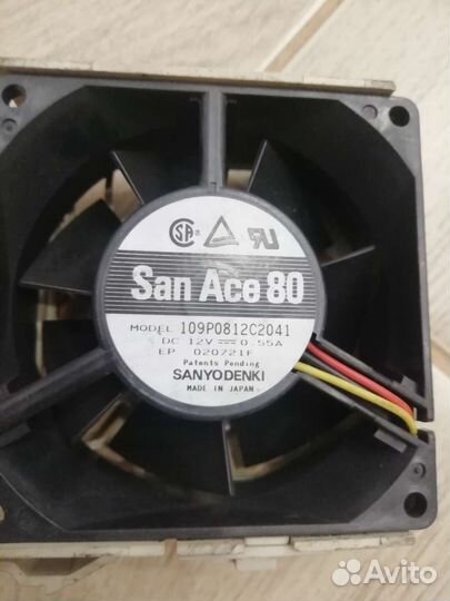 Кулер, вентелятор охлаждения с сервера 12V